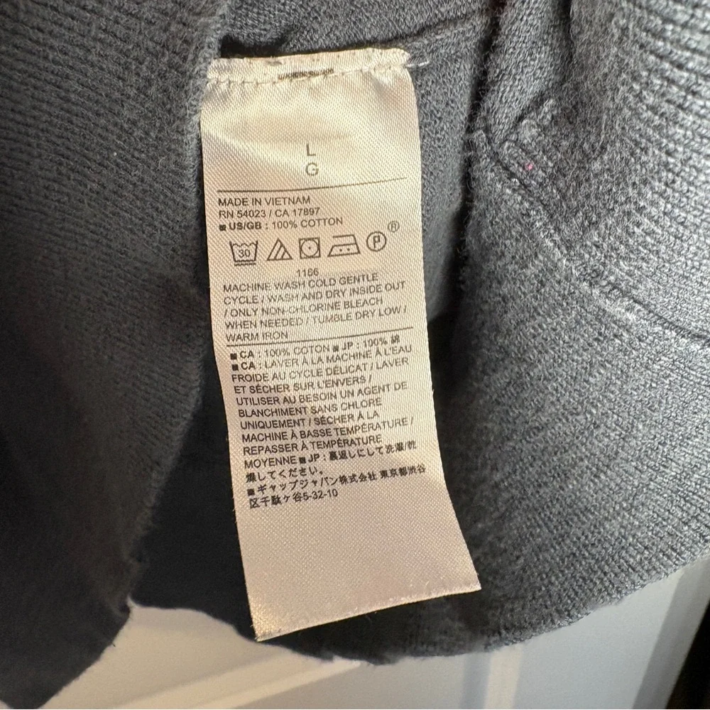Men’s Banana Republic Dark Blue Cotton Crewneck Sweater Size: L